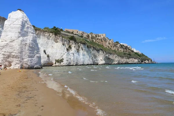 Gargano, Itálie pláž — Stock fotografie