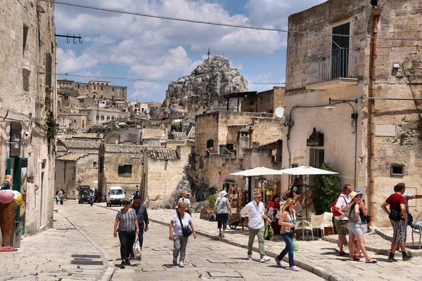 Matera Sassi - arquitetura antiga — Fotografia de Stock