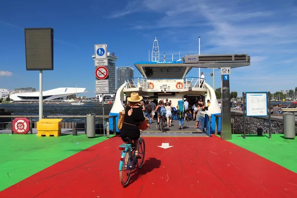 Ferry Amsterdam IJ — Fotografia de Stock