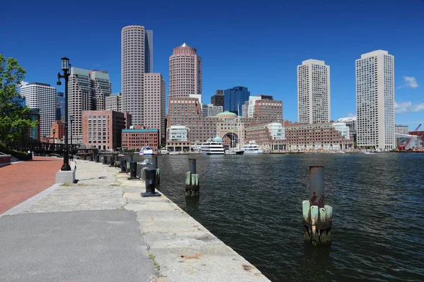 Στο κέντρο της πόλης Βοστώνη, Ηνωμένες Πολιτείες — Φωτογραφία Αρχείου