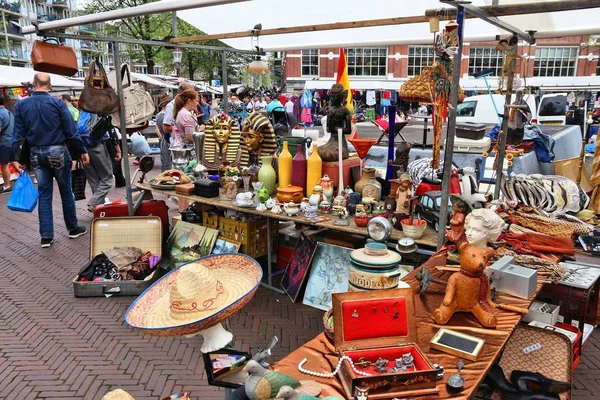 Mercado de pulgas de Amsterdam — Foto de Stock
