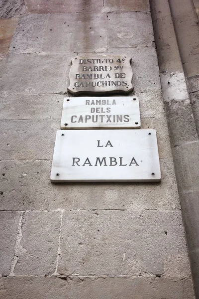 La Rambla, Espanha — Fotografia de Stock