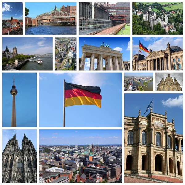 Niemcy - kolaż podróży — Zdjęcie stockowe