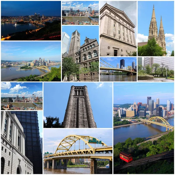 Pittsburgh - collage de viaje —  Fotos de Stock