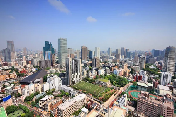 Skyline van Tokio in japan — Stockfoto