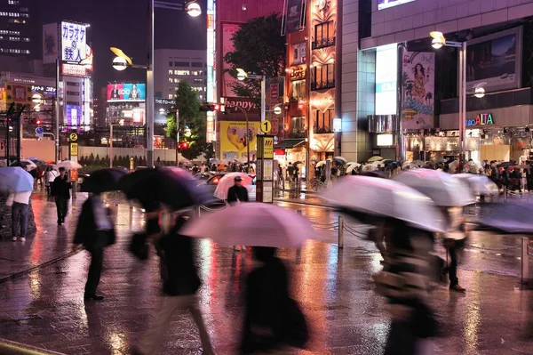 Lluvia de Tokio en Japón —  Fotos de Stock