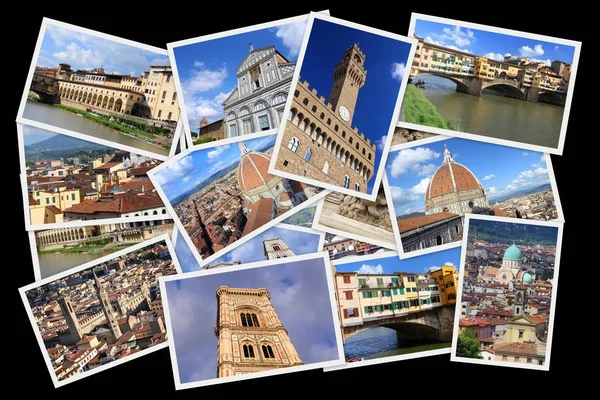 Collage cartolina Firenze — Foto Stock