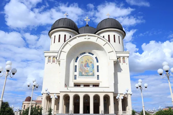 Arad Cathedral - city architecture — Stock Photo, Image