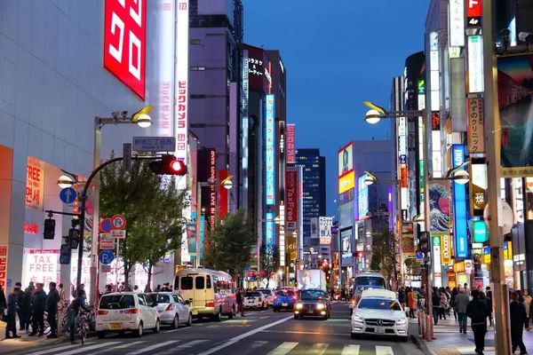 Vida noturna em Tóquio — Fotografia de Stock