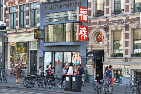 Winkelen, Amsterdam Nederland — Stockfoto