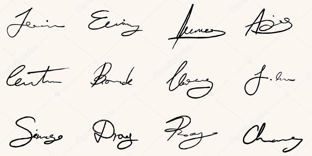 Business signature set