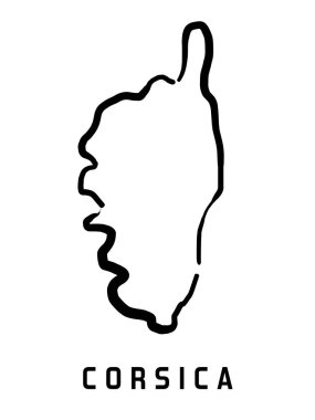 Corsica harita şekli