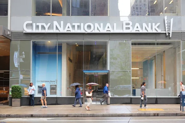 City National Bank — Stock Photo, Image