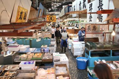 Tsukiji pazarı, Tokyo