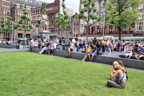 Rembrandt Square, Amsterdam — Stockfoto