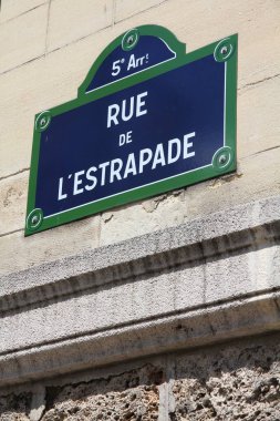 Paris sokak işareti