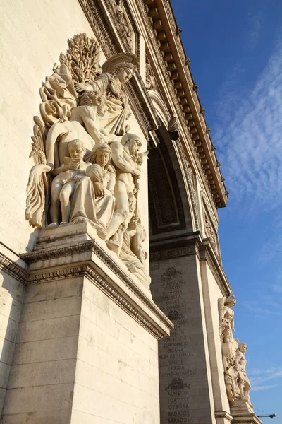 Paris, France - Triumphal Arch — Stock Photo, Image