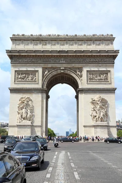 Paris Triumphal Arch — Stock Photo, Image