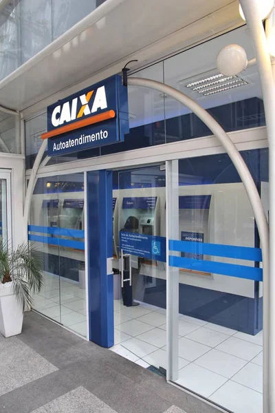 Caixa 银行，巴西 — 图库照片