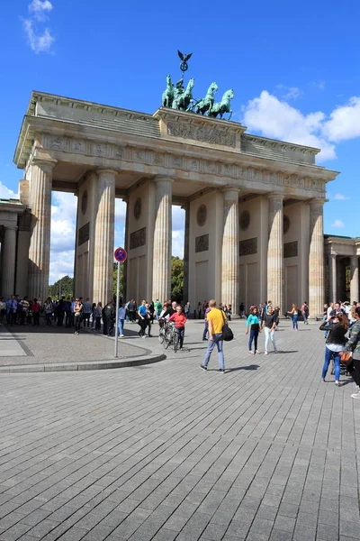 Brandenburg Kapısı, Berlin, Almanya — Stok fotoğraf