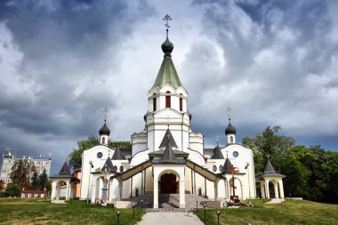 Presov, Slovakya - Ortodoks katedrali st Prens alexander nevsky.