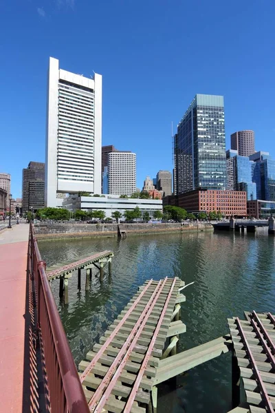 美国波士顿天际 — 图库照片
