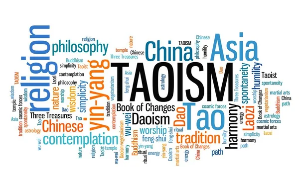 Taoism - word cloud illustration — Stock Photo, Image