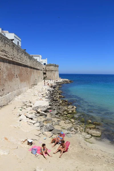 Monopoli beach - Apulien — Stockfoto