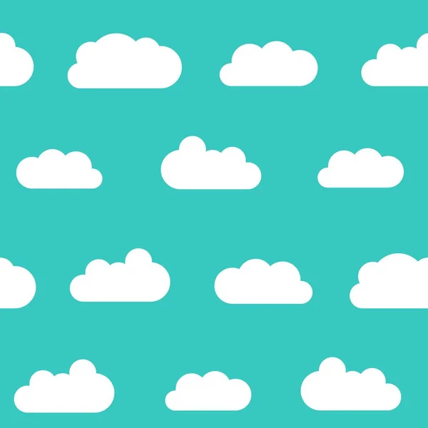 Clouds - vector illustration — Stock Vector