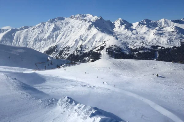 Österrike ski resort — Stockfoto