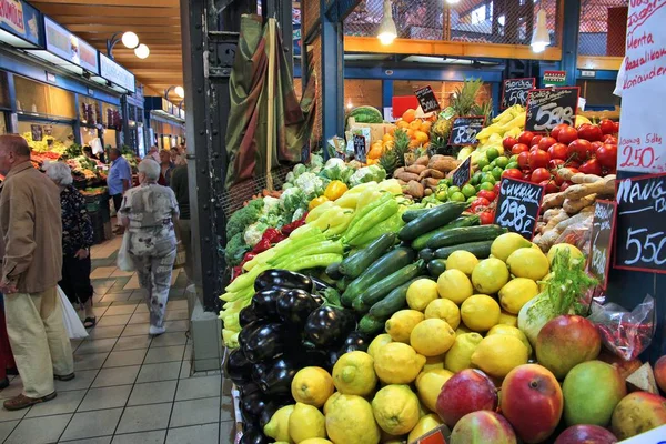 Salone del mercato di Budapest — Foto Stock