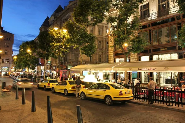 Такси Будапешта — стоковое фото