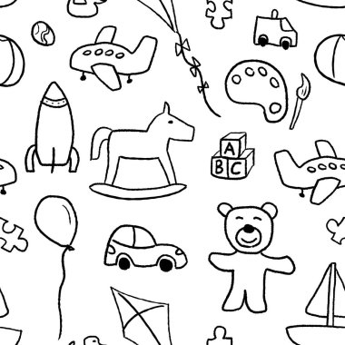 Oyuncaklar sorunsuz vektör