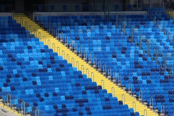 Пустой стадион в Польше — стоковое фото