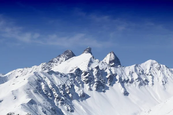 Französische Alpen - valloire winter — Stockfoto