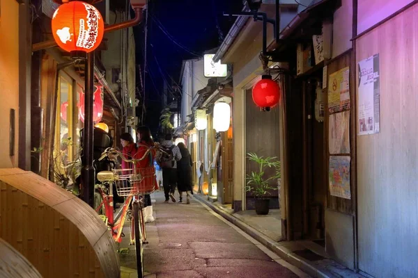 Kyoto - Pontocho Straße — Stockfoto