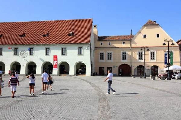 Piata Mica, Sibiu — Stock fotografie