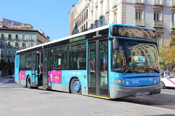 Transport publiczny w Madrycie — Zdjęcie stockowe