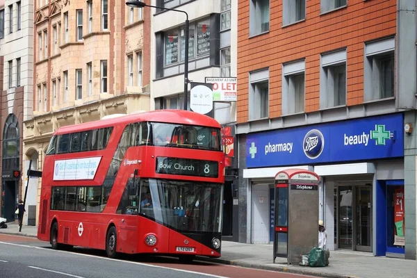 Londyn autobus dwupietrowy — Zdjęcie stockowe