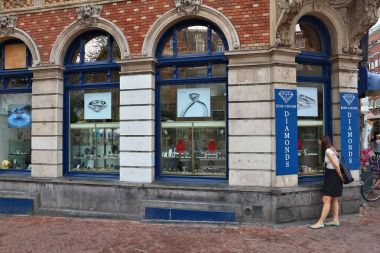 Amsterdam elmas Dükkanı