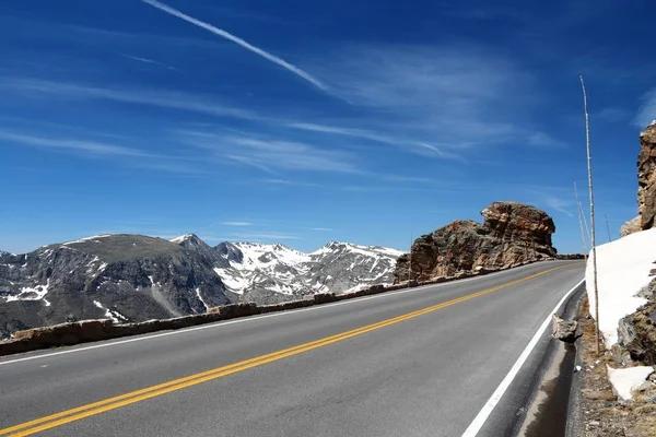 Rocky mountains weg — Stockfoto