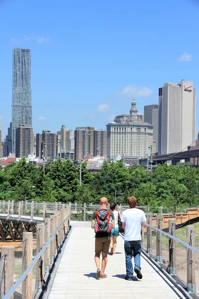 Parque da ponte de Brooklyn — Fotografia de Stock