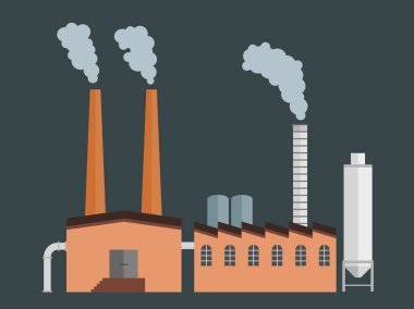 Fabrika Binası vektör