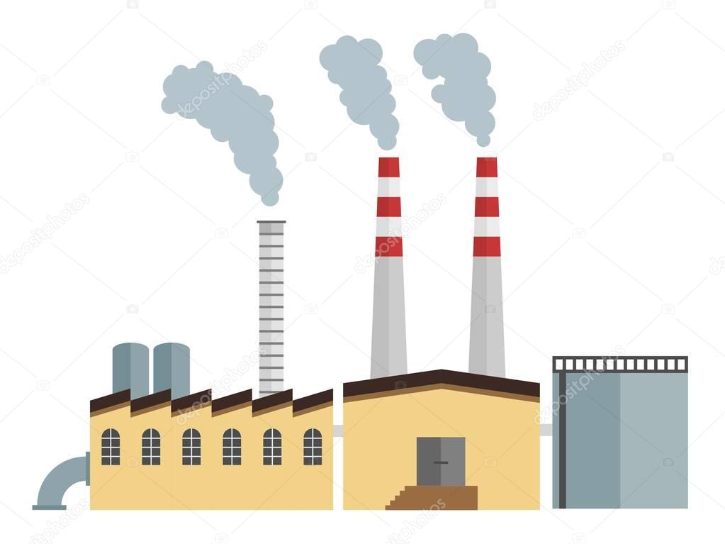 Factory vector graphics — Stock Vector © tupungato #170935906