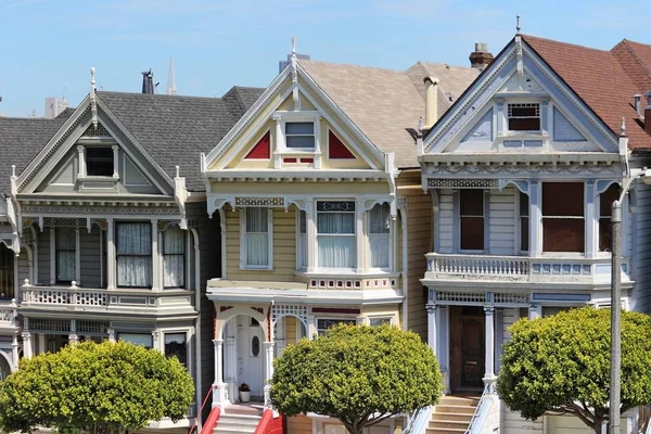 Alamo Square, San Francisco — Stock fotografie