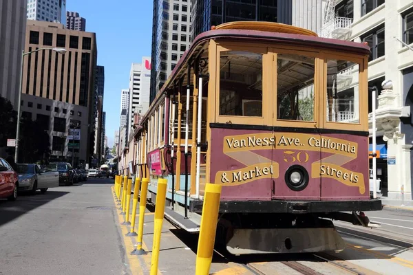 SF cable car — Stock Photo, Image