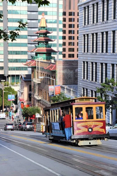 Cable car, San Francisco — Stock Photo, Image