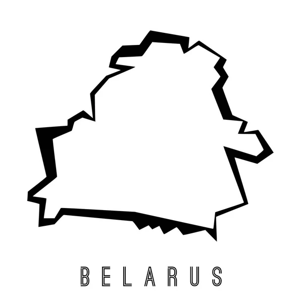 Vitryssland vektor karta — Stock vektor