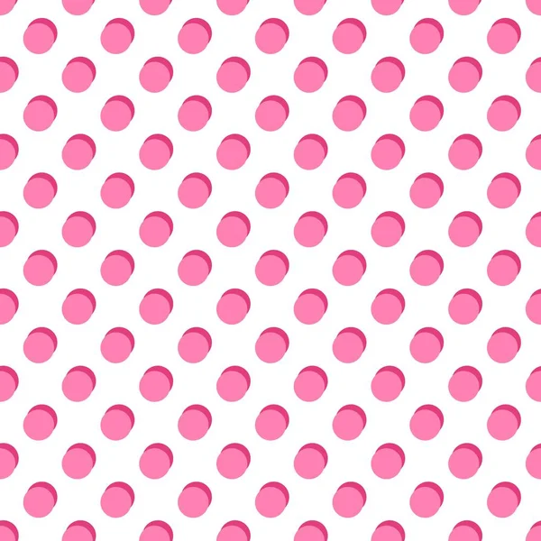 Pink polka dots — Stock Vector