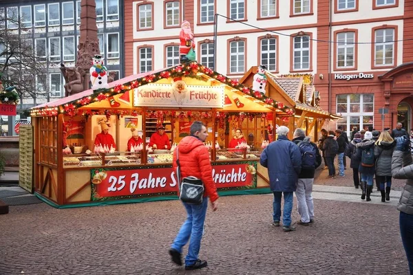 Frankfurt nad Mohanem Vánoce - cestovní Foto — Stock fotografie